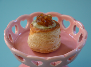 Vol-au-vent Gorgozola com Cebola Caramelizada